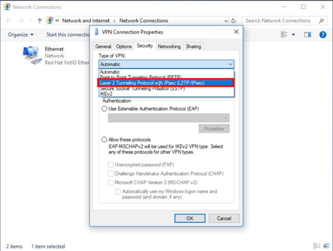 Comment connecter un VPN L2TP/IPsec sous Windows 10