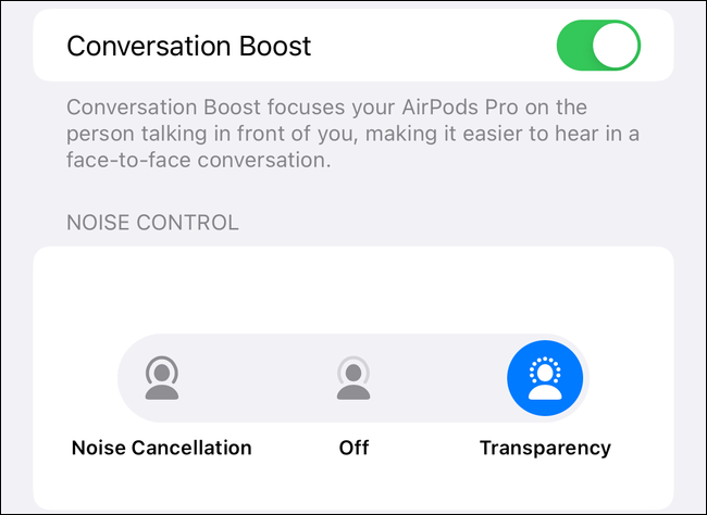 Как включить функцию Conversation Boost на AirPods Pro