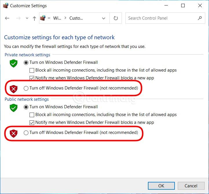 3 modi per disattivare il firewall di Windows 10