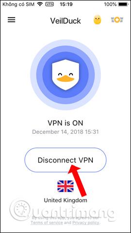 VeilDuck VPN ユーティリティの使用方法