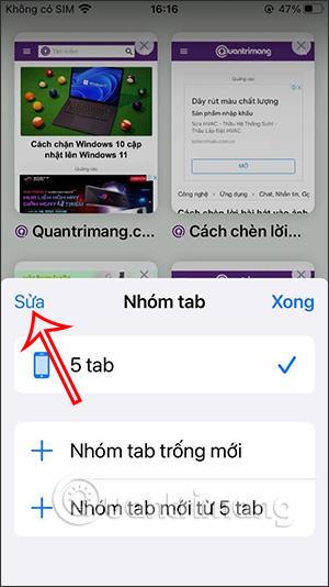 Comment copier l'intégralité du lien sur Safari iPhone