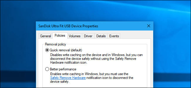 優化 Windows 10 上的 USB 儲存以獲得更好的效能