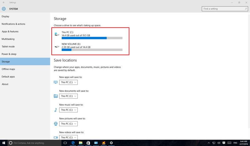 Quelques conseils pour libérer de l'espace sur le disque dur de l'ordinateur Windows 10