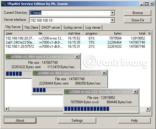 I migliori server TFTP per Windows