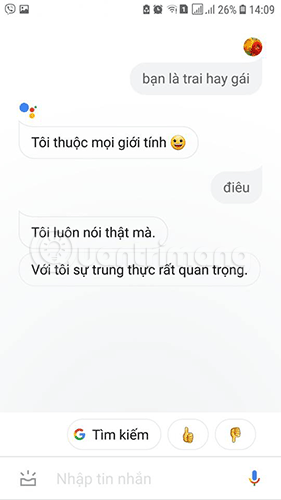 Google Assistant 的酷炫名言