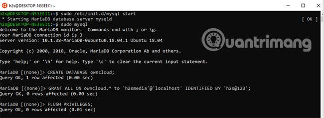 Come installare il server Owncloud su Windows 10 (WSL)