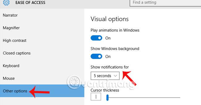 Comment modifier l'heure d'affichage des notifications sur Windows 10