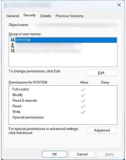 Come risolvere l'errore La voce di controllo dell'accesso è danneggiata su Windows