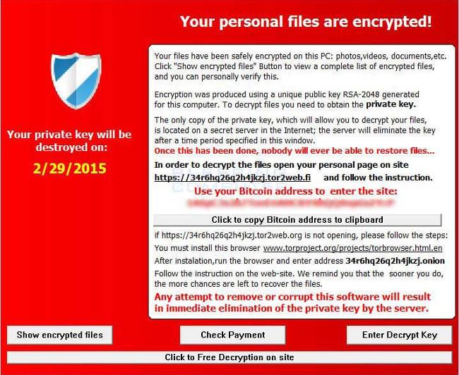 Liste der 3 gefährlichsten und gruseligsten Ransomware-Viren