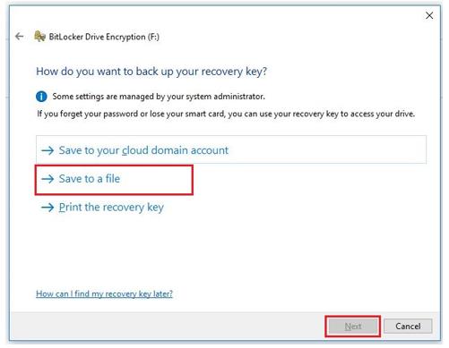 Comment utiliser Bitlocker pour chiffrer des données sous Windows 10 (partie 1)