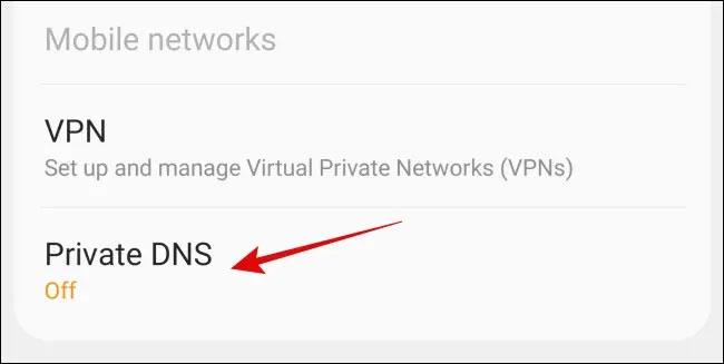 Comment activer la sécurité DNS privée sur Android