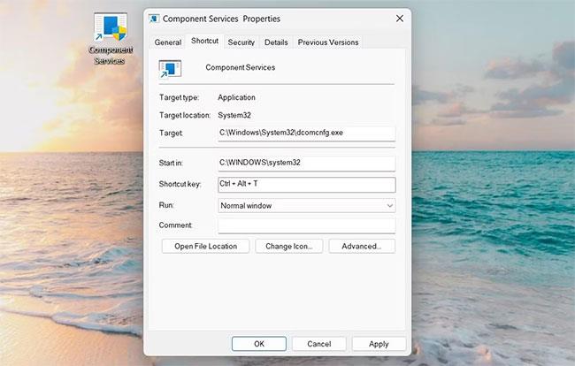 Comment ouvrir les services de composants dans Windows 11