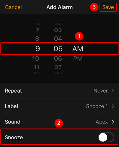 Come modificare il tempo di snooze predefinito su iPhone