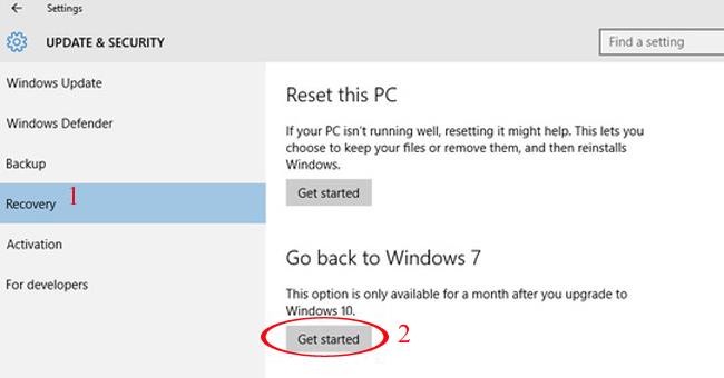 Voici comment passer de Windows 10 à Win 7 ou Win 8.1 sans réinstaller l'ordinateur