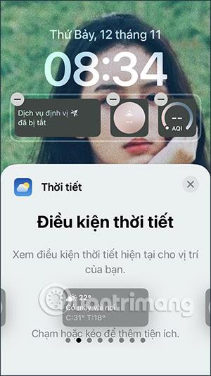 Comment suivre la météo sur l'écran de verrouillage de l'iPhone