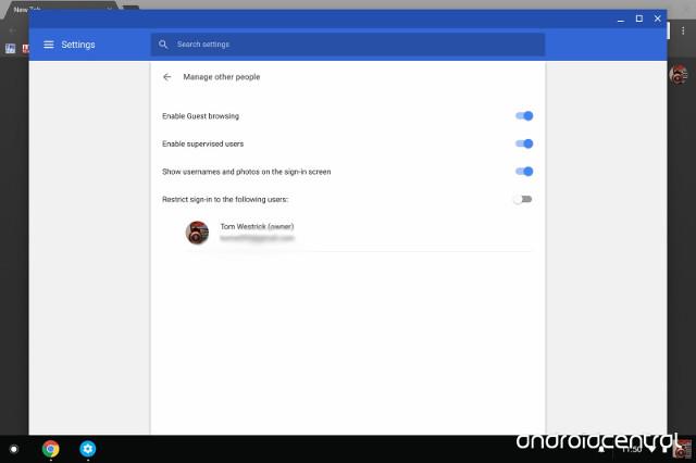 Anleitung zum Einrichten eines neuen Chromebooks