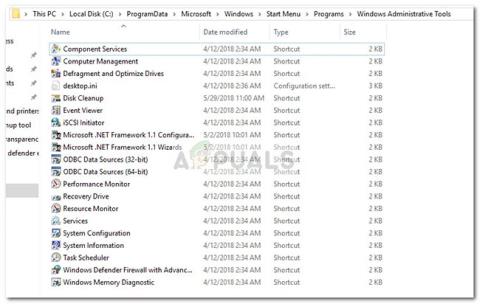 如何在 Windows 10 上還原管理工具捷徑