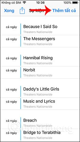 Comment ajouter des horaires de cinéma sur votre téléphone