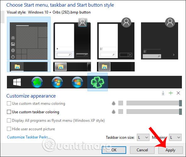 Comment changer le bouton Démarrer sous Windows 10