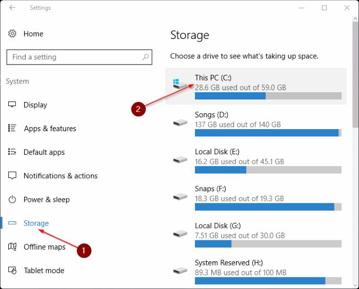 Quelques conseils pour libérer de l'espace sur le disque dur de l'ordinateur Windows 10