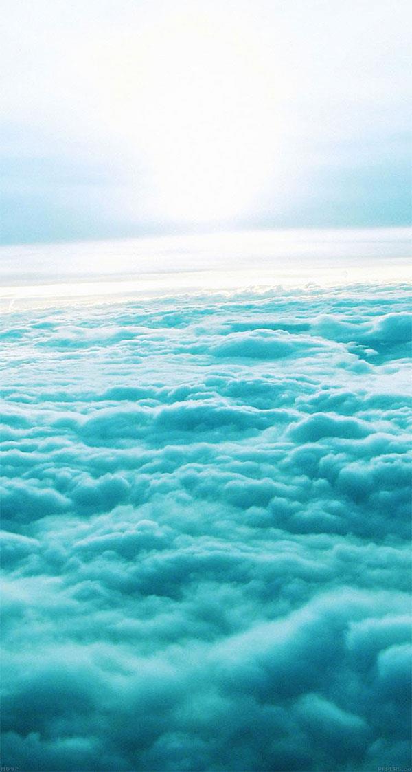 Wunderschönes Hintergrundbild mit blauem Himmel für Handys