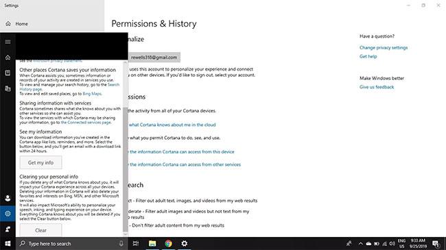 Windows 10 で Cortana をオフにする