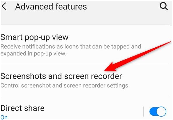 Comment désactiver la barre d'outils de capture d'écran du Samsung Galaxy S20