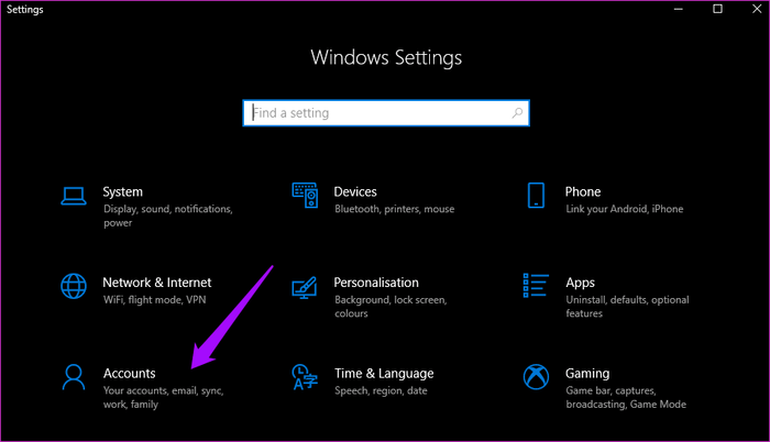 Differenza tra account standard e account amministratore su Windows 10