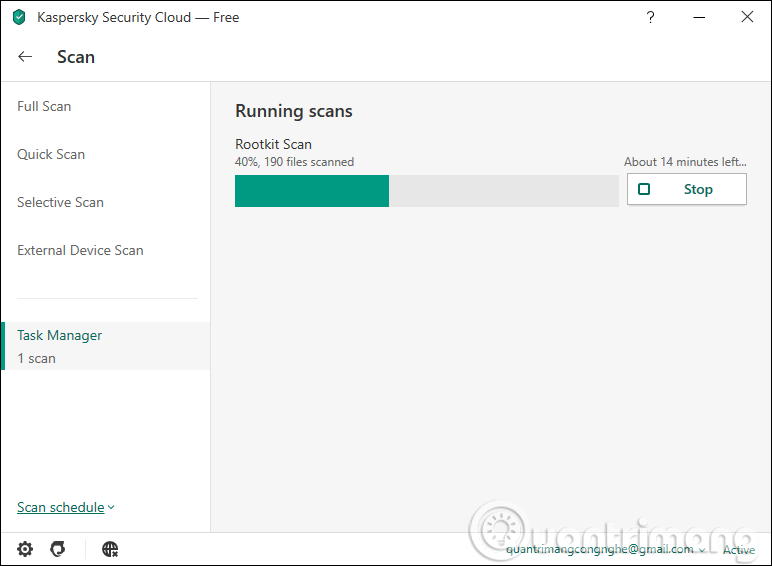 Kaspersky Security Cloud를 사용하여 컴퓨터에서 바이러스를 제거하는 방법