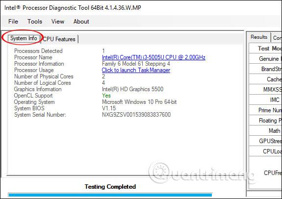 Comment vérifier le processeur avec l'outil de diagnostic du processeur Intel