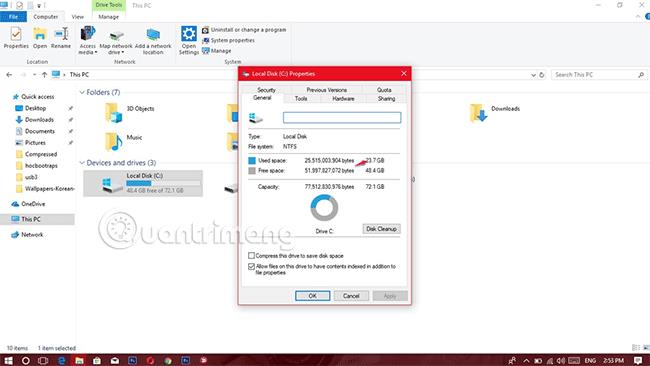 Istruzioni per impostare limiti di avviso sullo spazio su disco per evitare di rallentare Windows