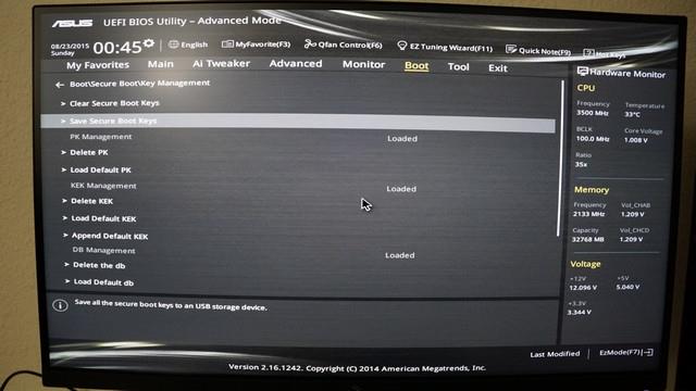 Aktivieren oder deaktivieren Sie Secure Boot über das ASUS UEFI BIOS-Dienstprogramm