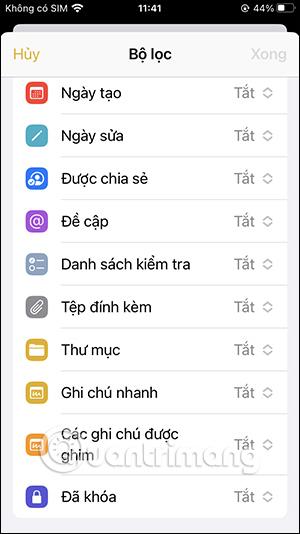 Comment utiliser les dossiers intelligents dans Note iPhone