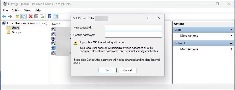 Come cambiare la password dell'account in Windows 11