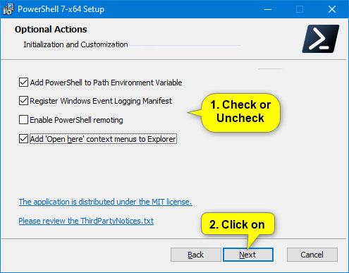 Come installare PowerShell 7.0 in Windows 10/8/7