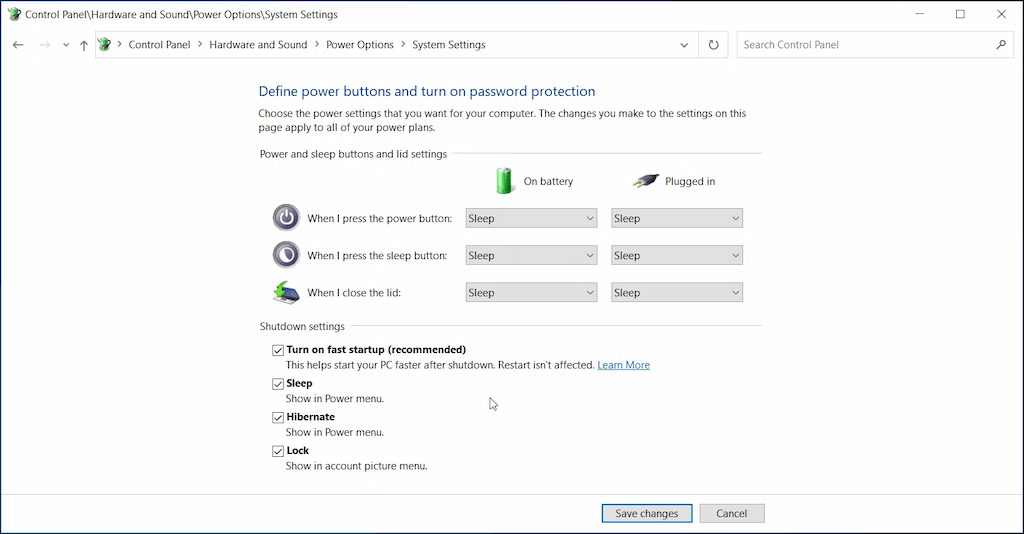 Restaurer l'option de veille manquante sous Windows 11/10/8/7