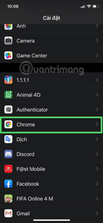 Istruzioni per installare Google Chrome come browser predefinito su iOS 14