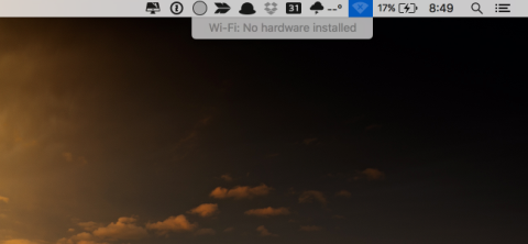 Come risolvere il problema Wifi: nessun errore hardware installato su Mac OS X
