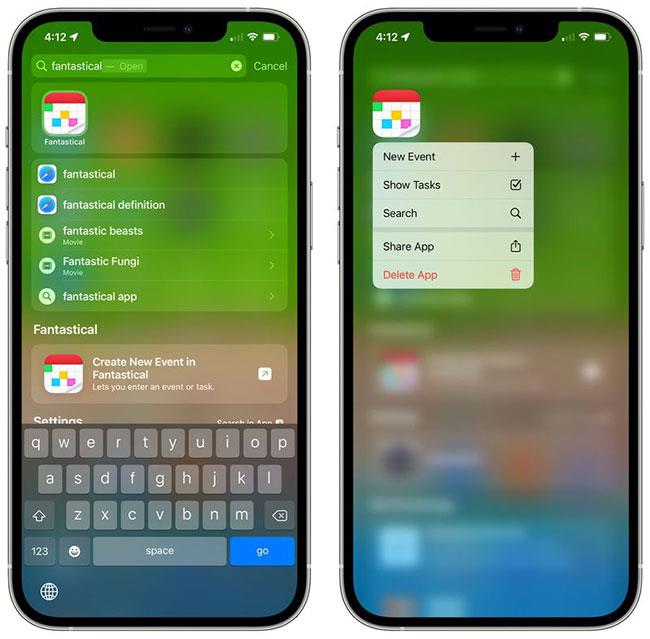 Nouvelles améliorations de Spotlight sur iOS 15