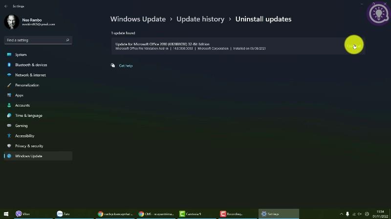 So deinstallieren Sie ein Windows 11-Update