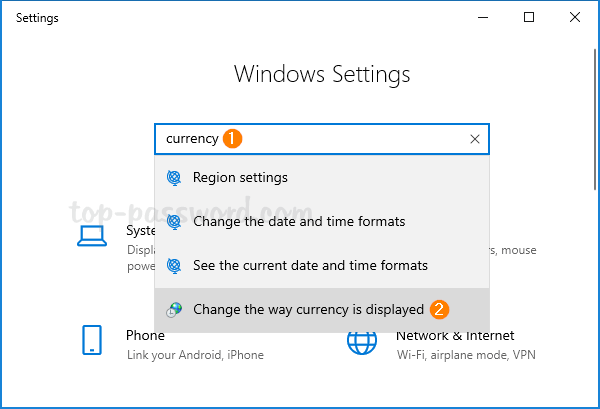 3 passaggi per modificare il formato della valuta in Windows 10