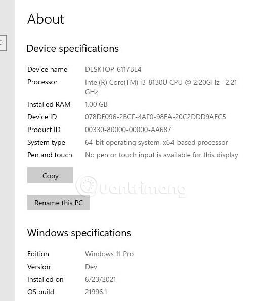 Nécessite une configuration Windows 11, une configuration matérielle minimale de Windows 11