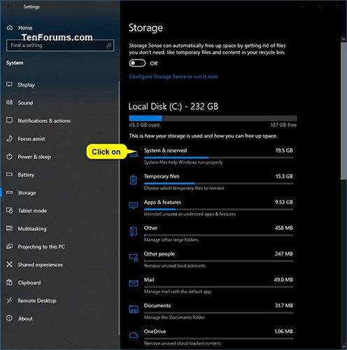 So überprüfen Sie die reservierte Speicherkapazität in Windows 10