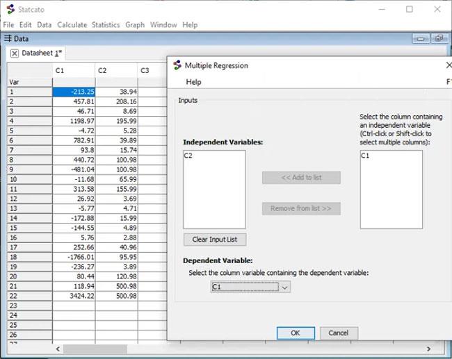 Comment effectuer une analyse de régression sous Windows 11/10