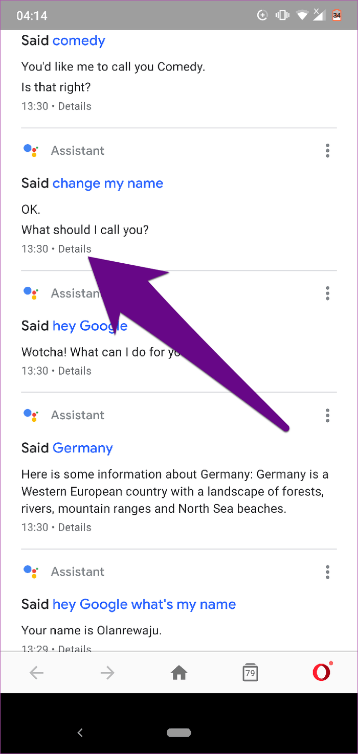 Comment supprimer l'historique de Google Assistant sur Android