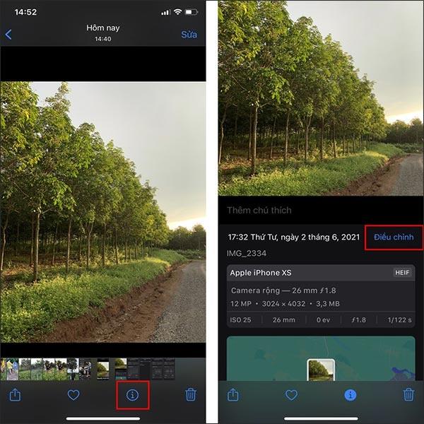 Comment corriger la date et l'heure sur les photos iPhone