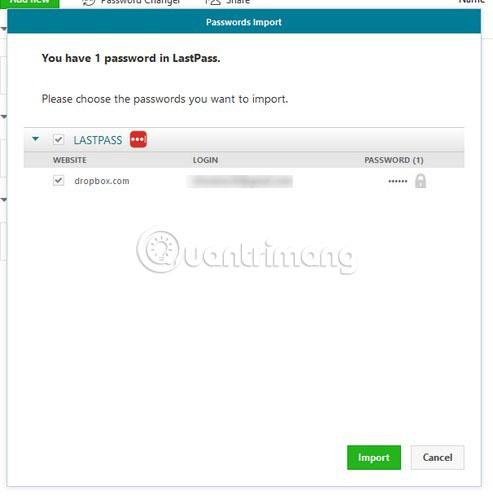 Comment importer des mots de passe de LastPass vers Dashlane