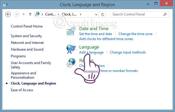 Comment changer la langue du clavier Windows 8/8.1