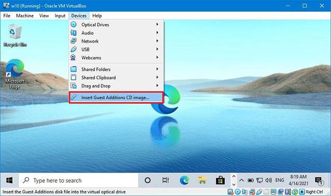 Come installare le aggiunte guest in VirtualBox