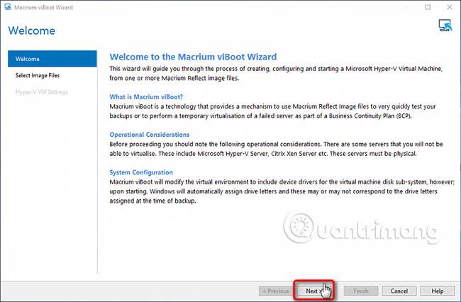 So erstellen Sie virtuelle Hyper-V-Maschinen mit Macrium Reflect System Image